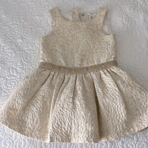 Max studio baby gold dress